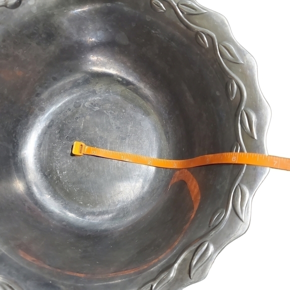 Pfaltzgraff Napoli Large Table fruit Bowl Aluminum Hollowware - Picture 6 of 11